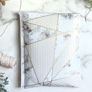 15 8.5x12 marble designer bubble mailers